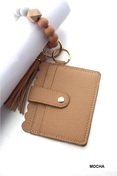 Beaded Keychain Bracelet Wallets – Stylish & Functional Wristlet for Keys and Cards