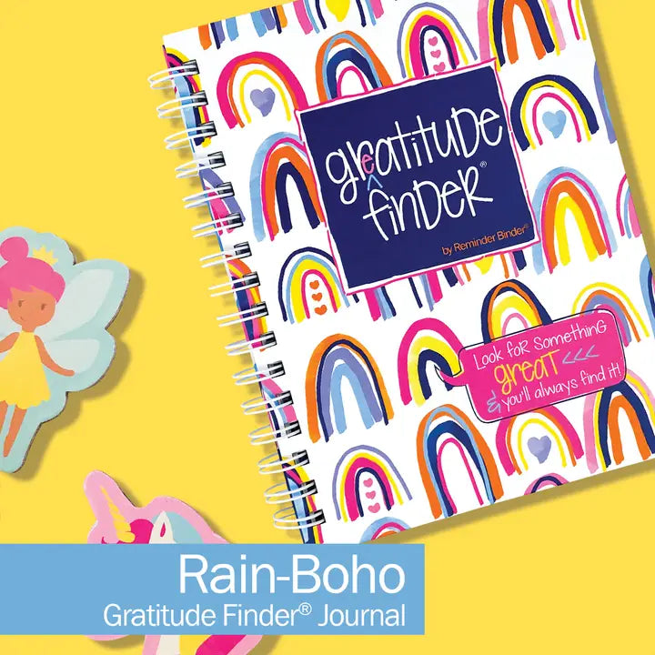 Gratitude Finder® Journal – Weekly Non-Dated Planner with Stickers & Reflection Tabs