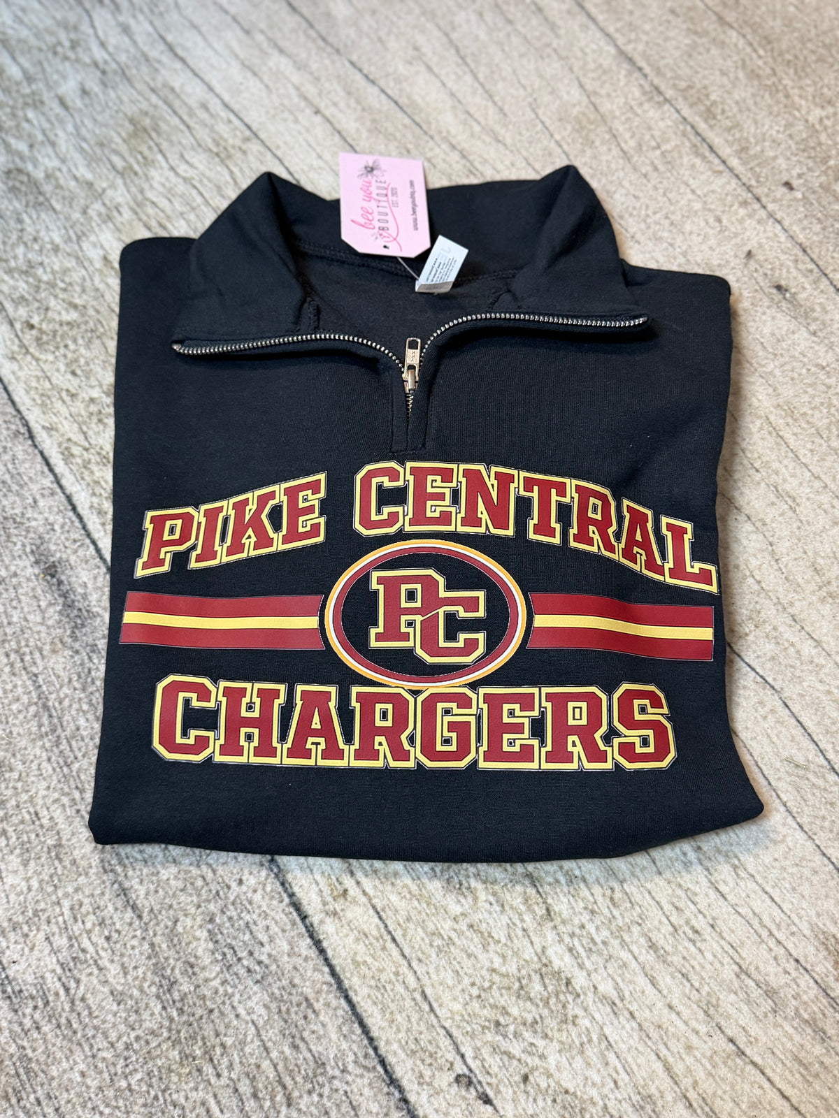Pike Central Chargers Quarter Zip Sweatshirt | PC School Spirit Pullover