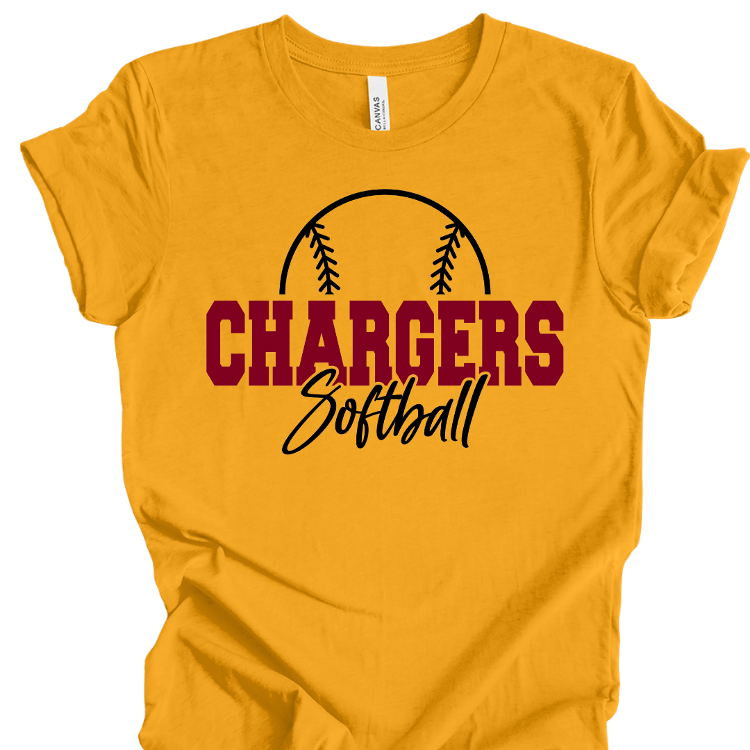 Chargers Softball Fan Shirt – Classic Game Day Graphic Tee