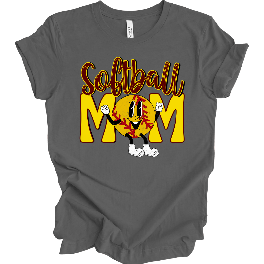 Softball Mom Graphic Tee – Cute Game Day Shirt