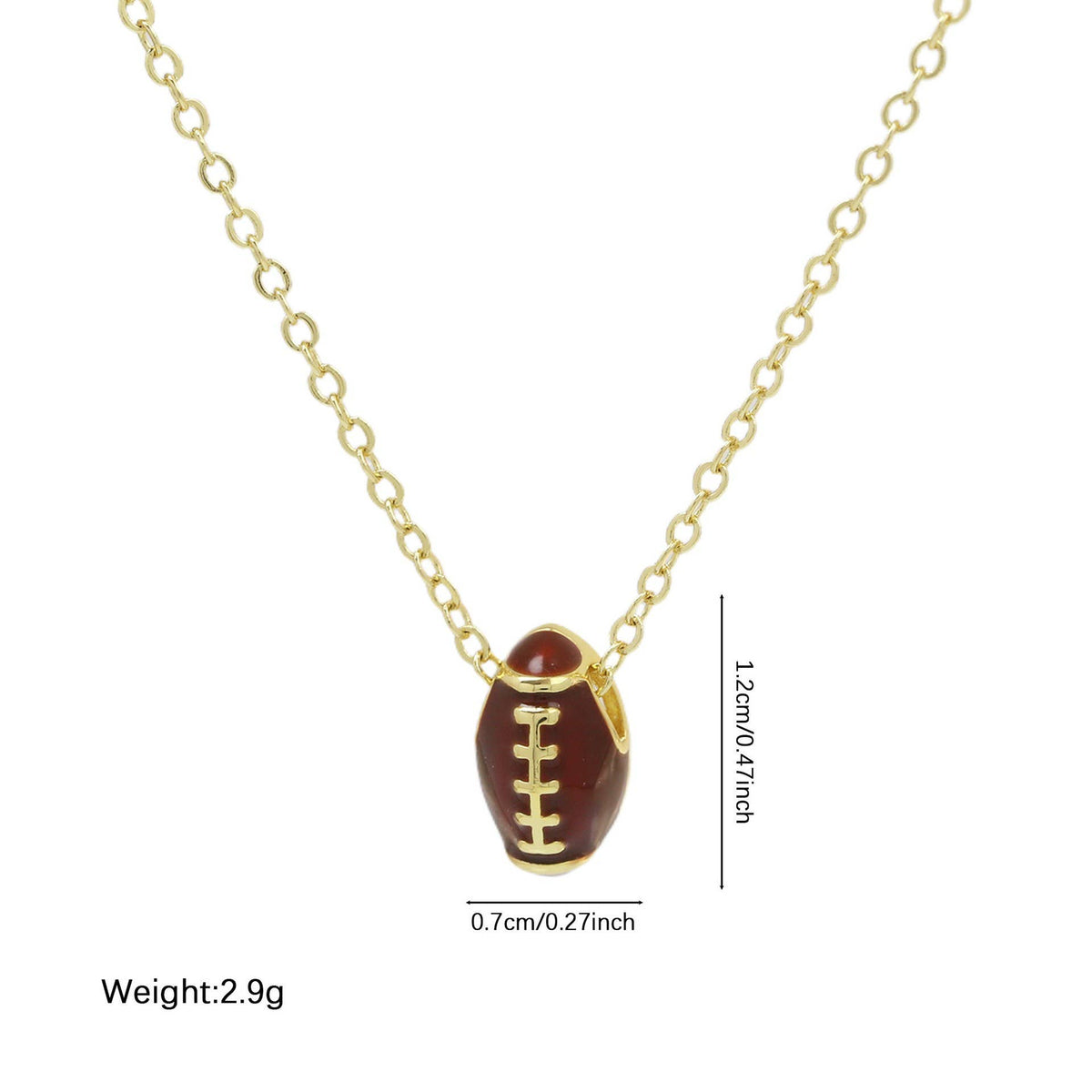 Gameday Sports Charm Stainless Steel Necklace