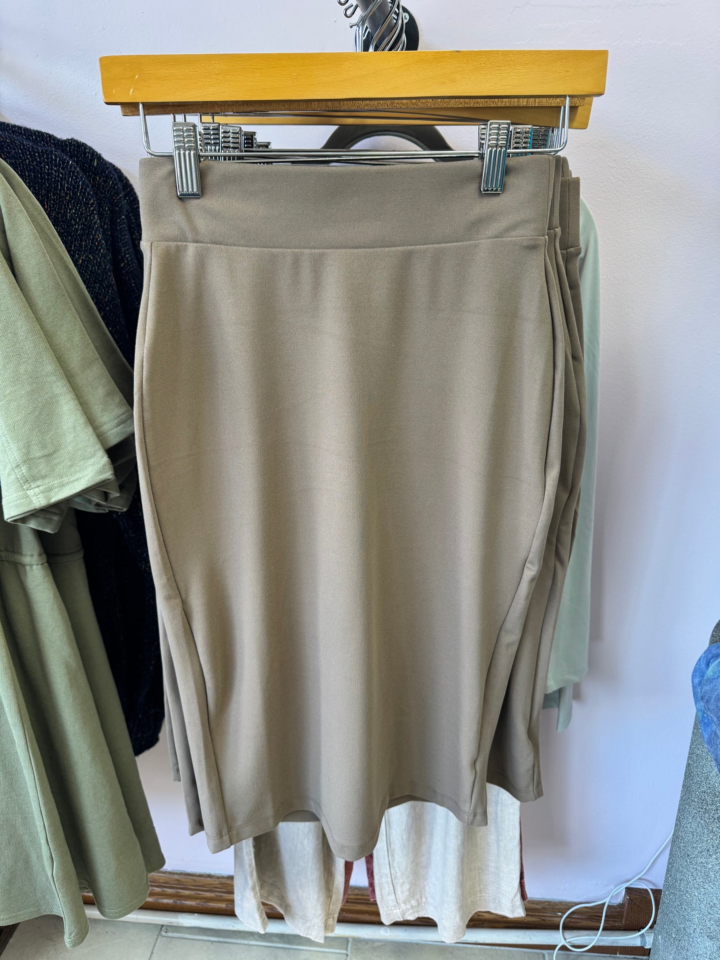 Buttery Soft Knee High Skirt