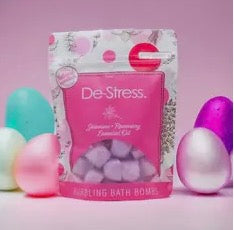 De-Stress Bubbling Bath Bombs