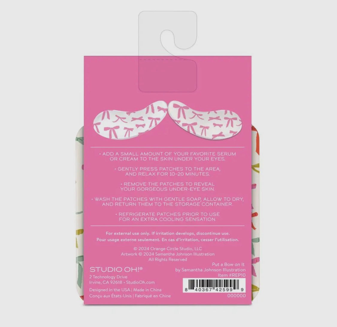Studio Oh! Reusable Under-Eye Patches – Put a Bow On It