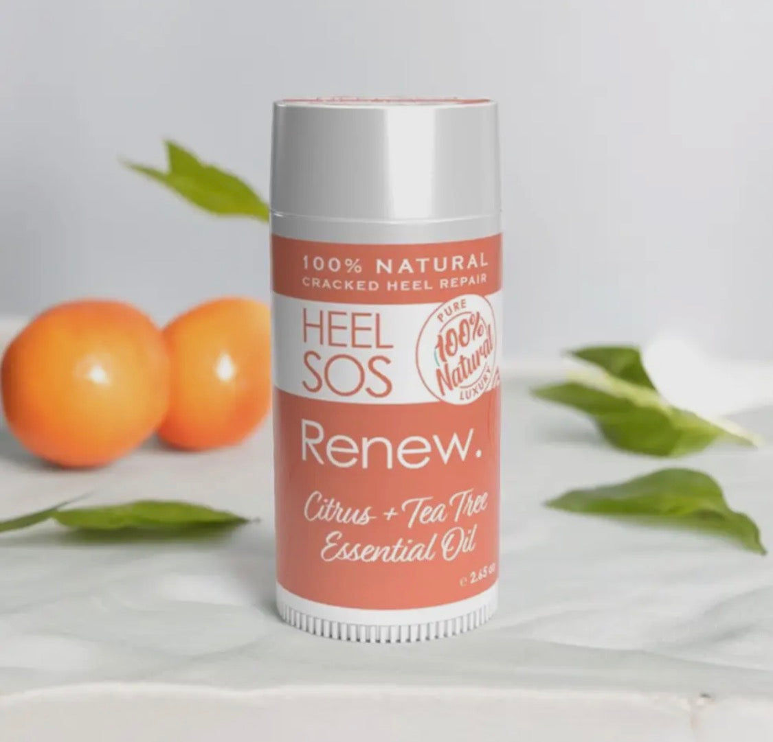 Heel SOS Renew • 100% Natural Cracked Heel Repair • 2.65 oz