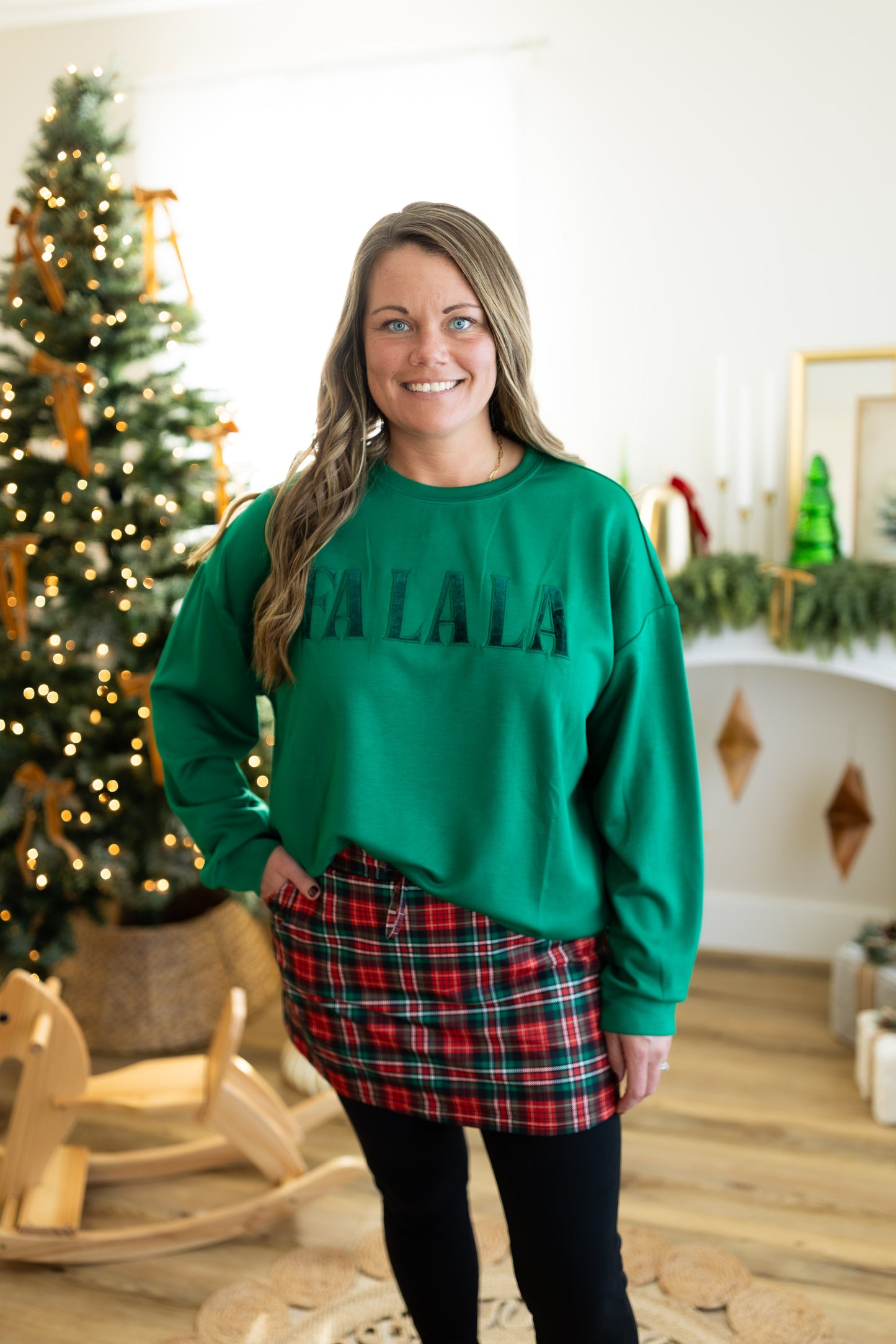 Cranberry Cheer Skort