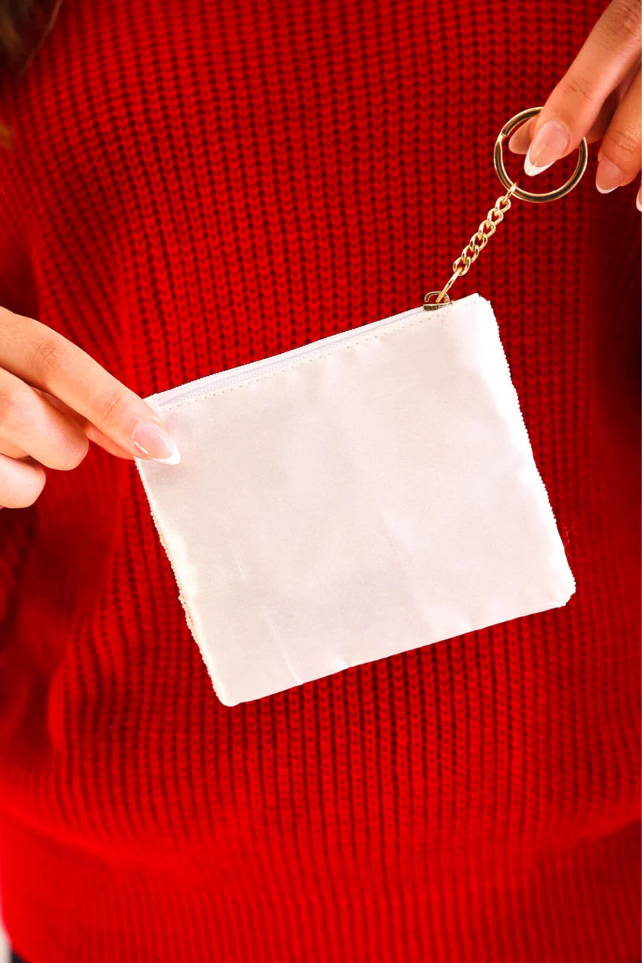 Wild & Chic Leopard Beaded Coin Purse