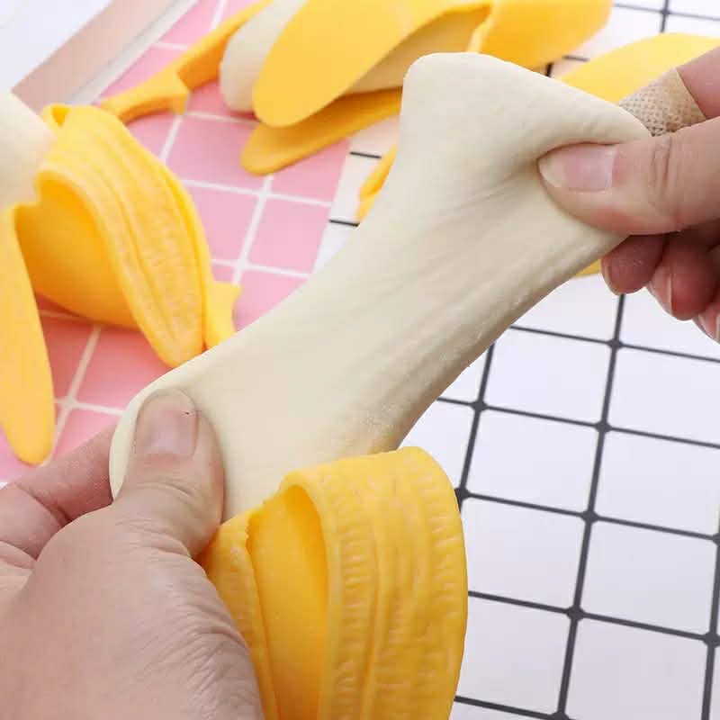 Peel the Stress Away! Banana Squishy