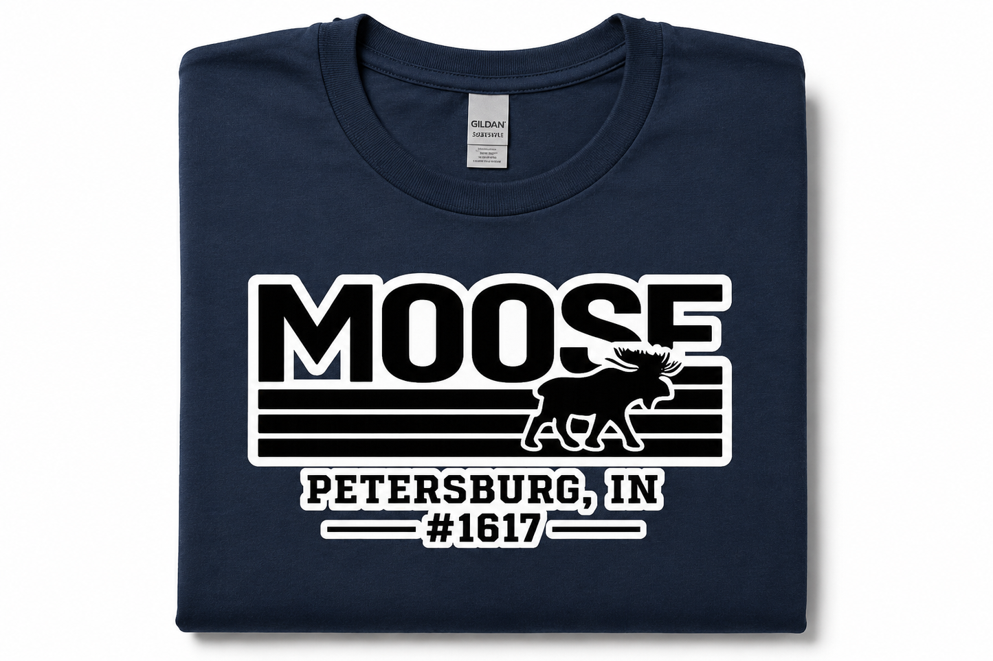 Petersburg Moose #1617 Graphic T-Shirt | Moose Lodge Custom Graphic Tee