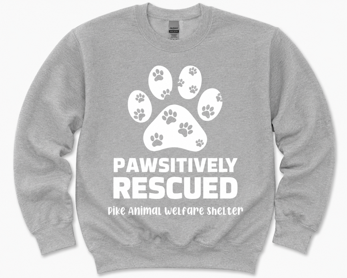PAWS Pawsitively Rescued Fundraiser T-Shirt | Gildan Softstyle Unisex