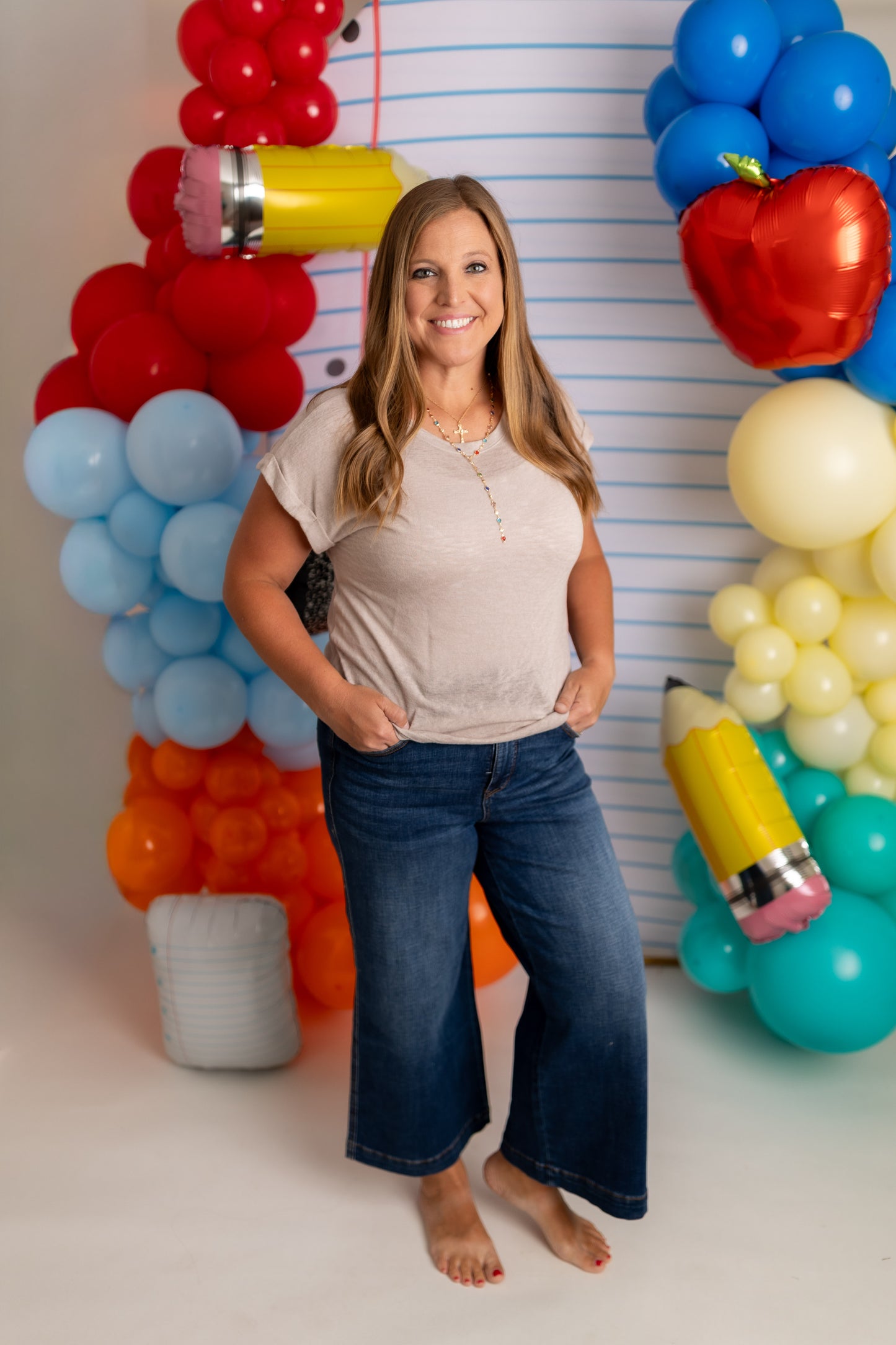 Judy Blue Claudia High Waist Tummy Control Ankle Wide Leg Jeans | Dark Deep Indigo Wash