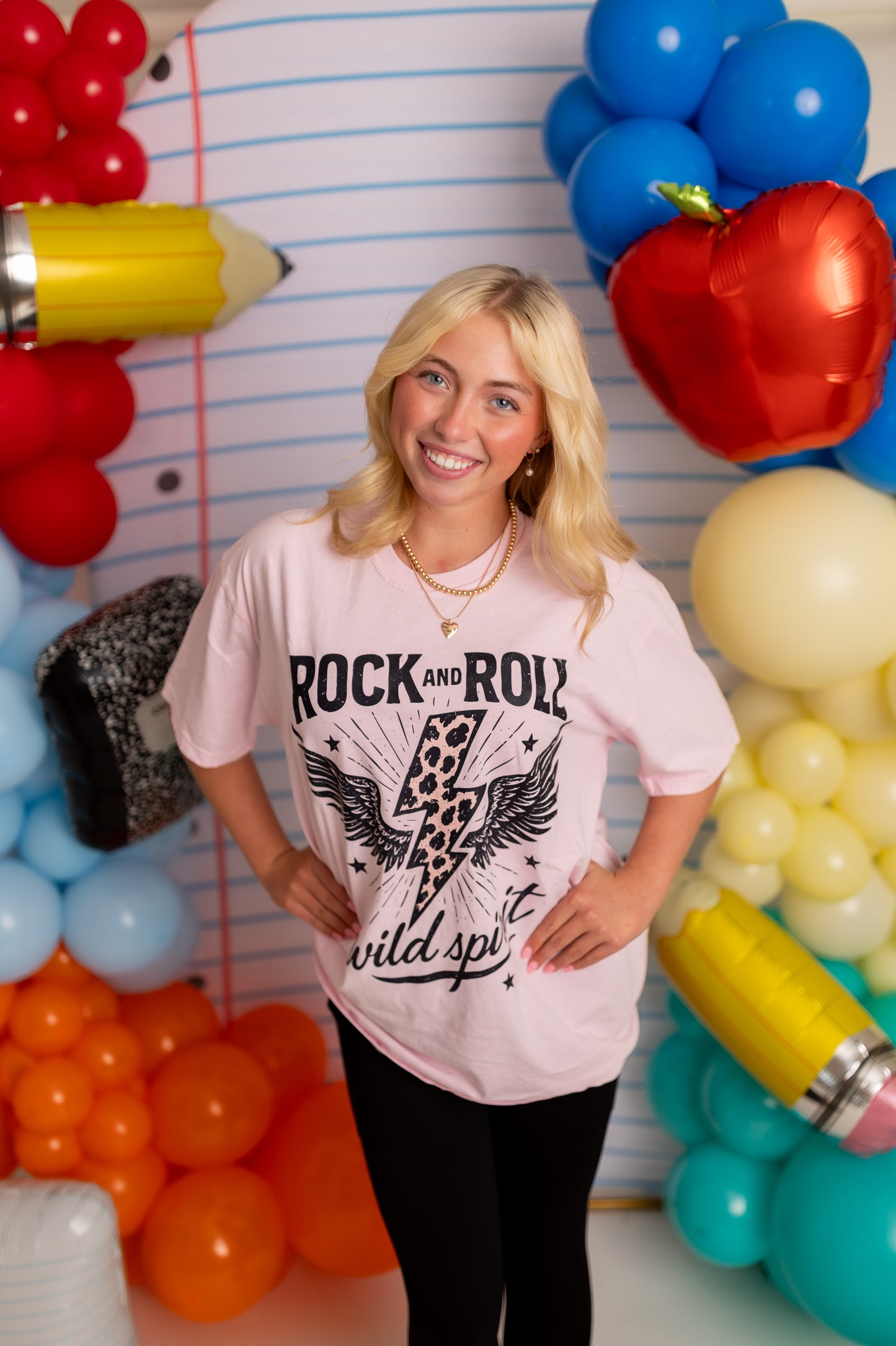 Rock & Roll Wild Spirit Comfort Colors Graphic Tee