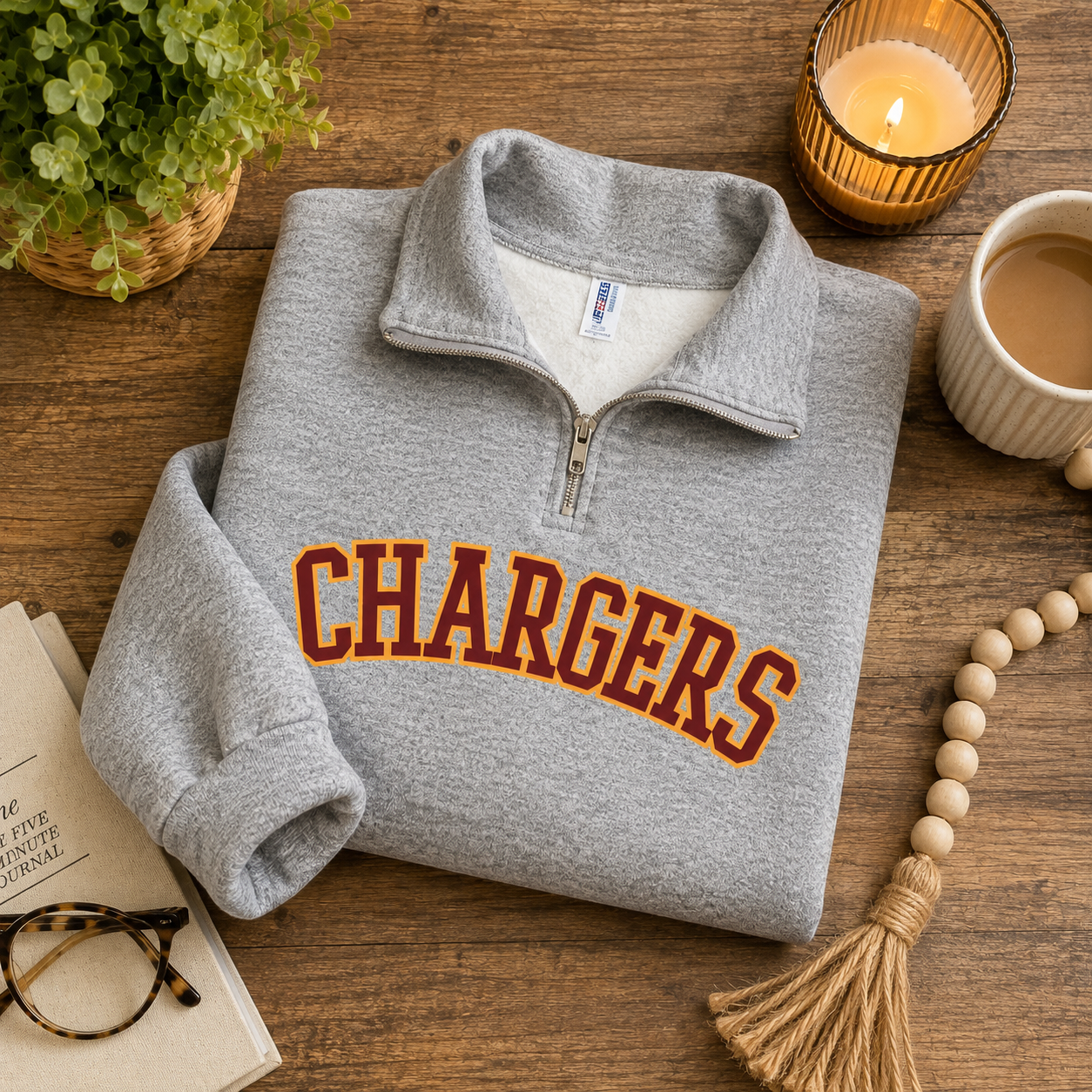 Chargers Quarter Zip Pullover