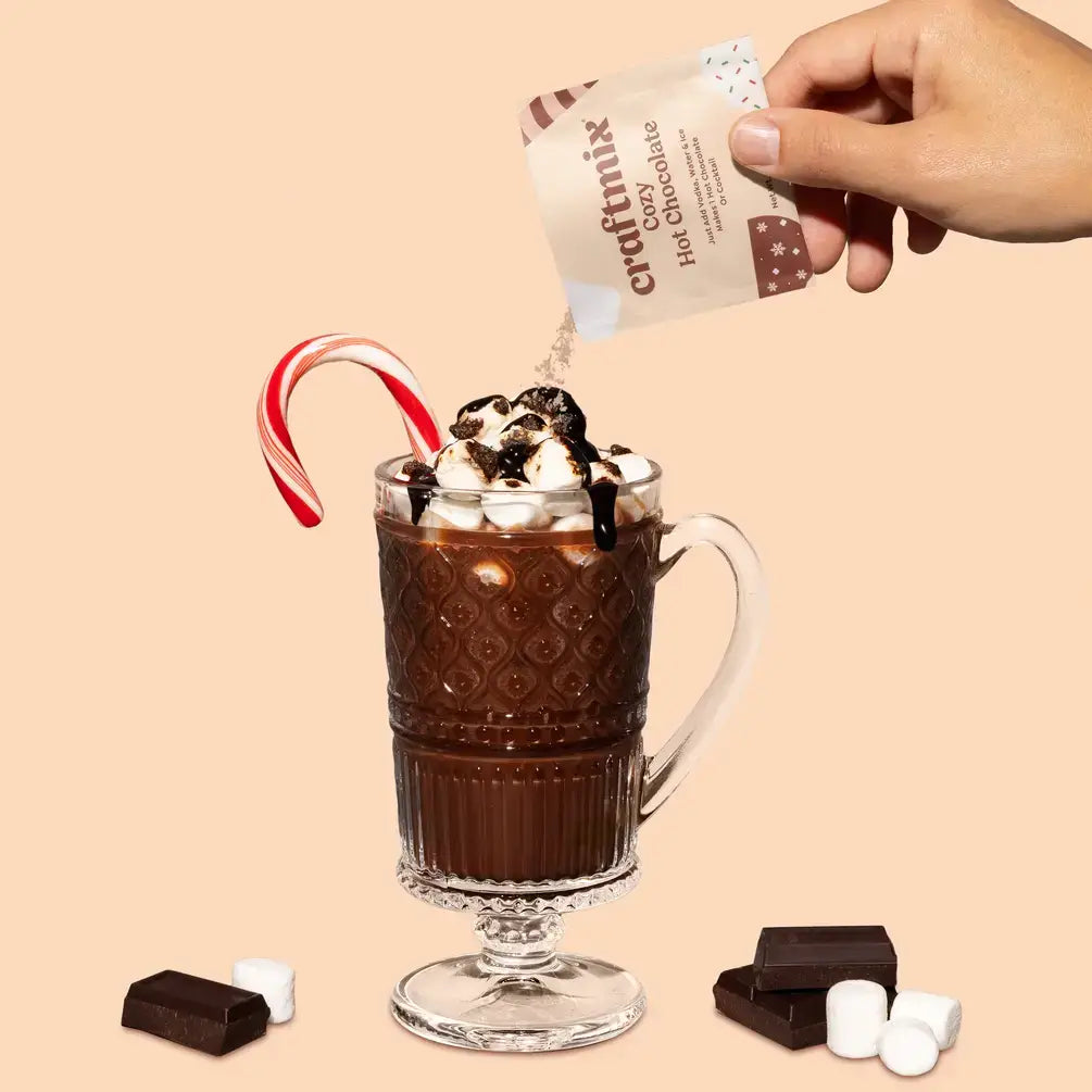 Cozy Hot Chocolate Mocktail/Cocktail Mixer - Single Packets