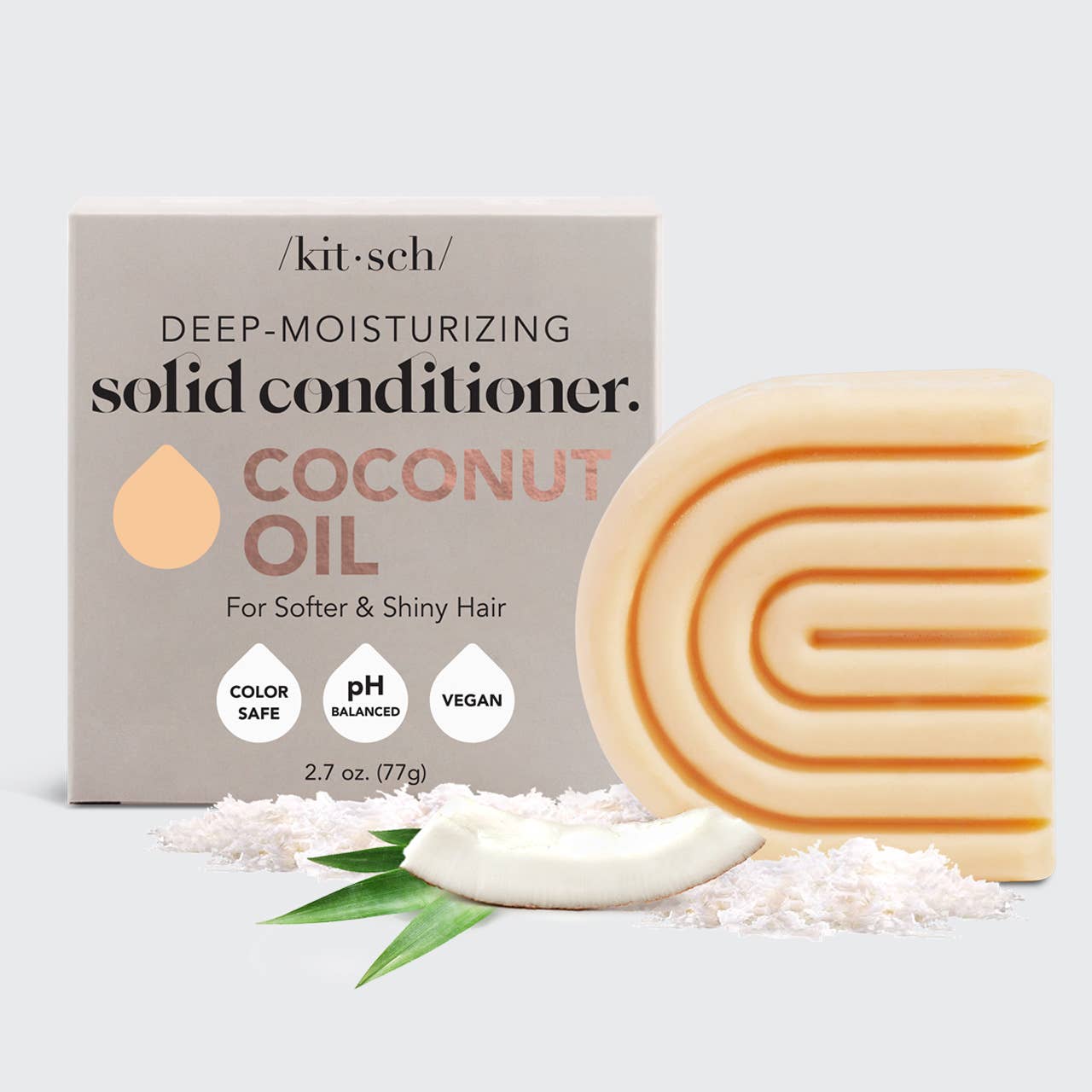 Coconut Repair Conditioner Bar & Mask – Deep Moisture for Dry, Damaged Hair