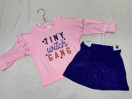 Tiny Witch Gang Skirt Set