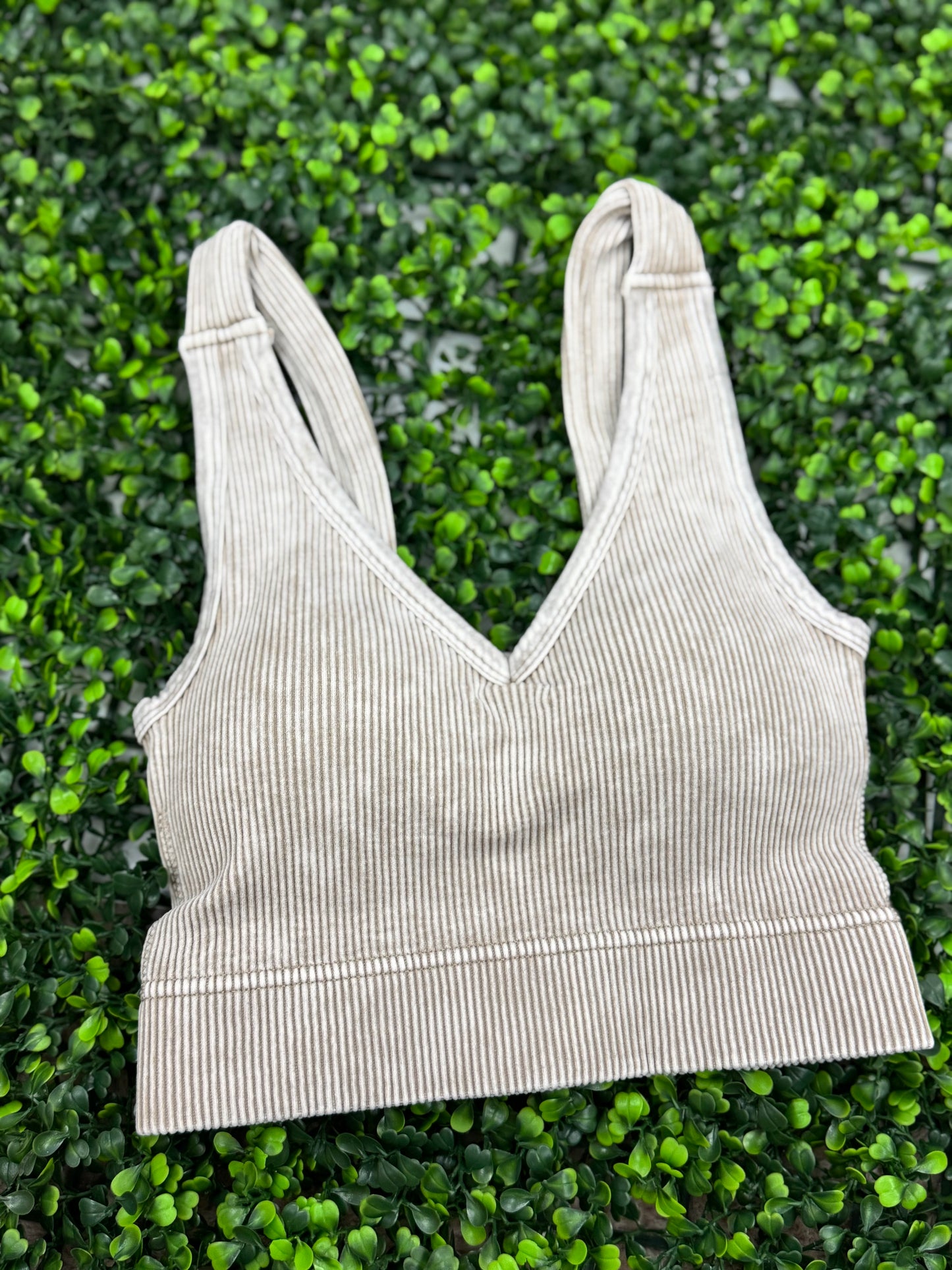 Washed Intentions Brami – Seamless Acid Wash Crop Top