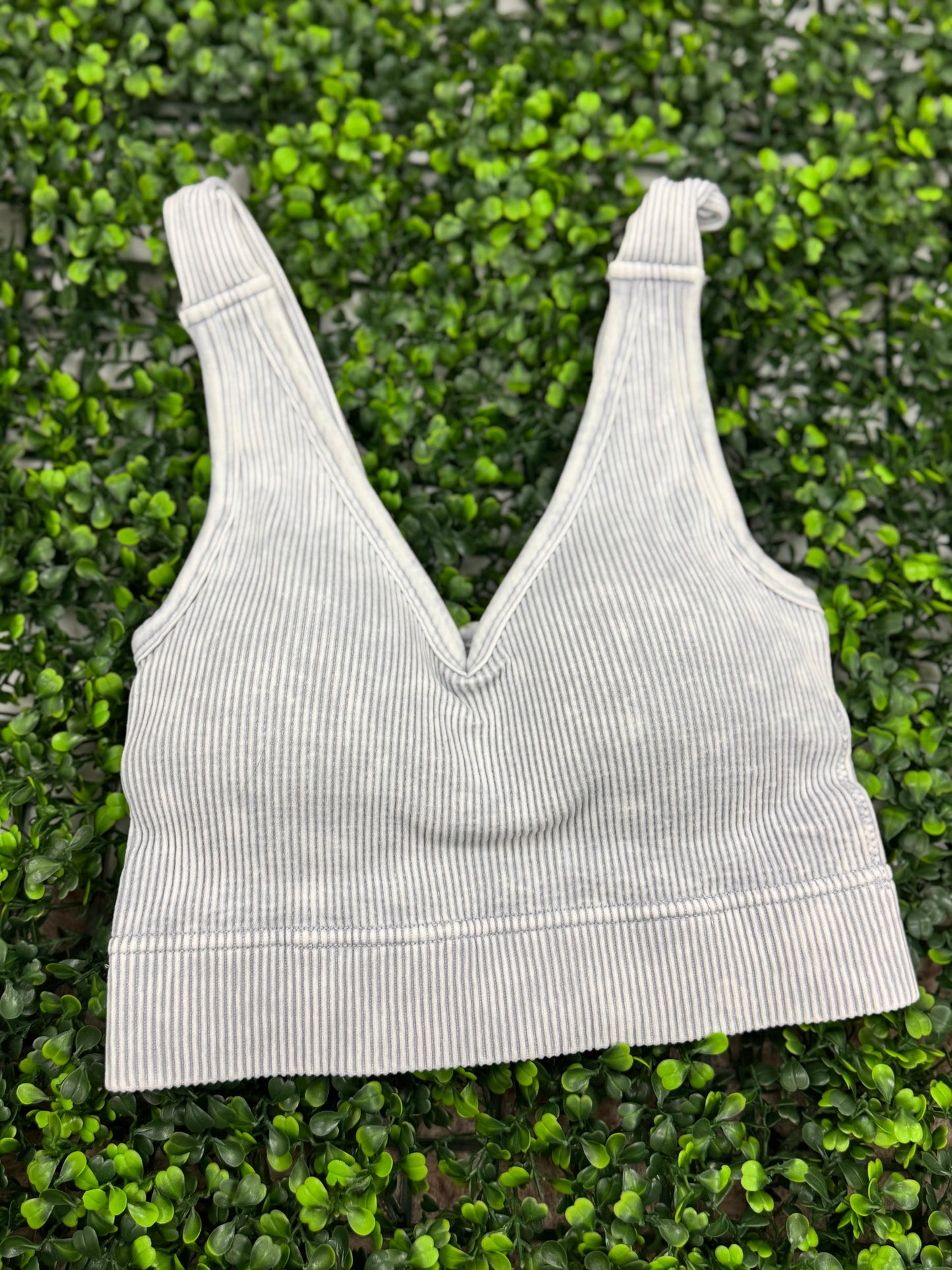 Washed Intentions Brami – Seamless Acid Wash Crop Top