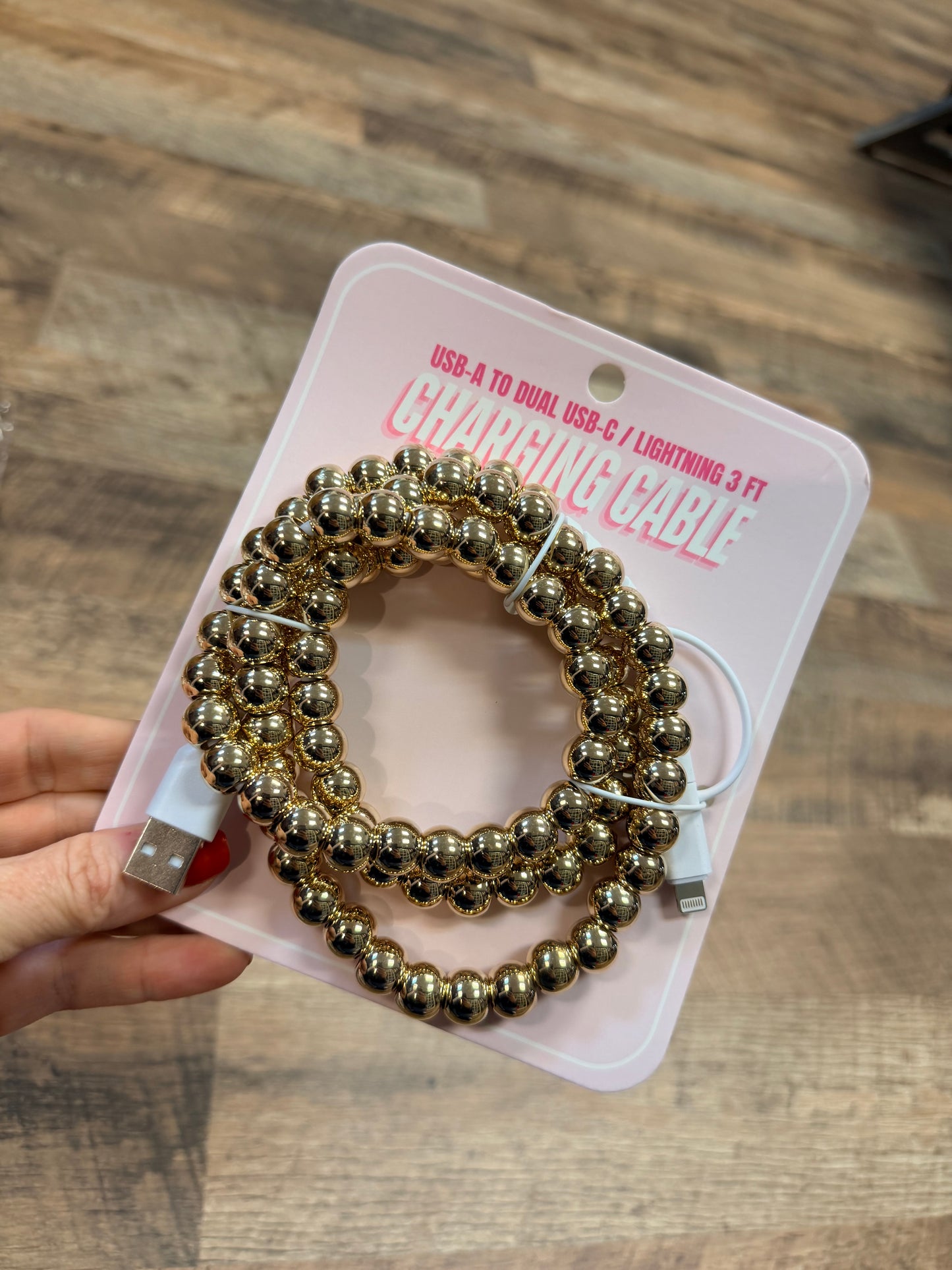 Beaded Phone Charger in 8 styles