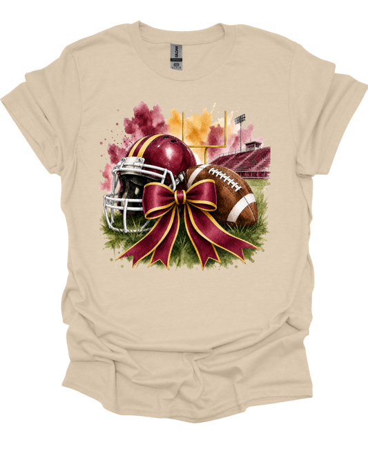 Friday Night Lights Watercolor Football T-Shirt / Crewneck