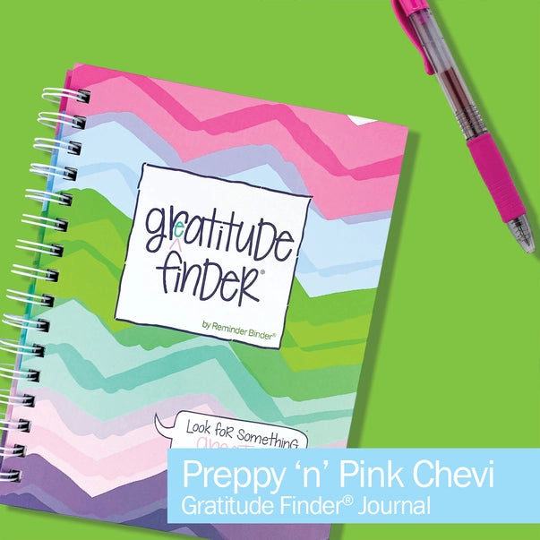 Gratitude Finder® Journal – Weekly Non-Dated Planner with Stickers & Reflection Tabs