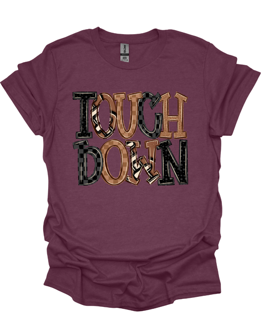 Touchdown Patchwork Graphic T-Shirt / Crewneck (Copy)
