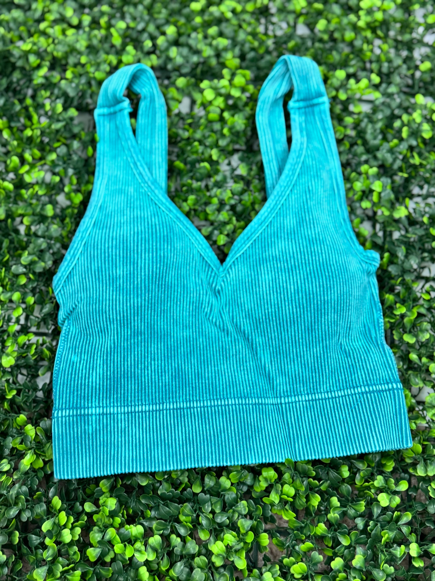 Washed Intentions Brami – Seamless Acid Wash Crop Top