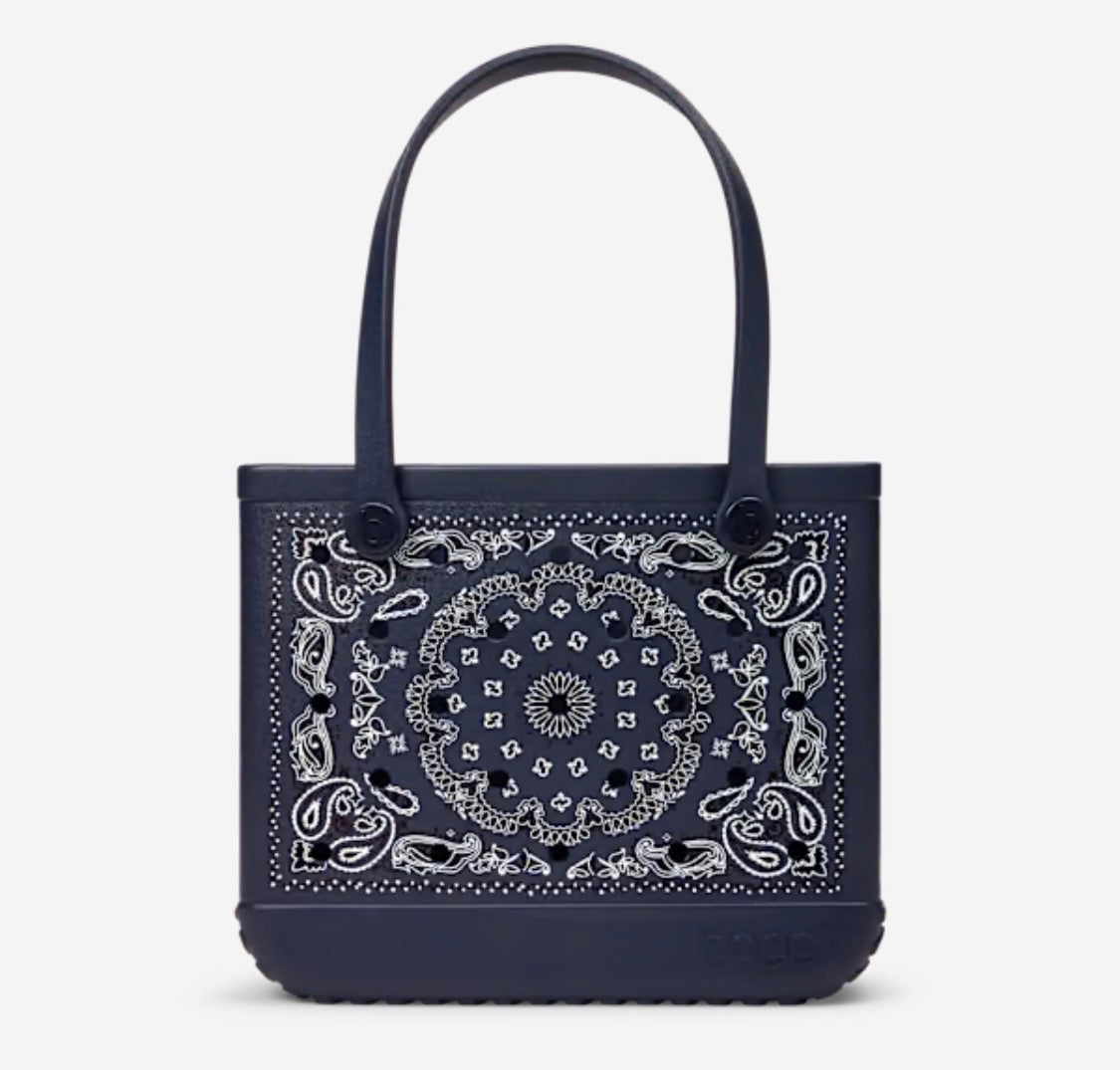 Baby Bandana Bogg Bag - Navy Me Crazy