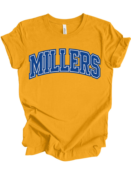 Millers Graphic T-Shirt – Bold School Spirit Tee