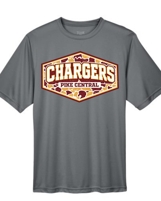 Retro Pike Central Chargers Performance Tee