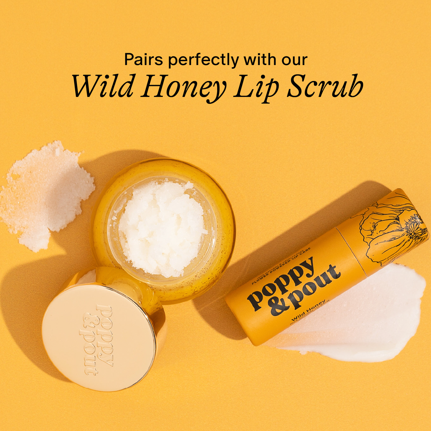 Wild Honey Lip Balm – 100% Natural Hydrating Lip Care by Poppy & Pout