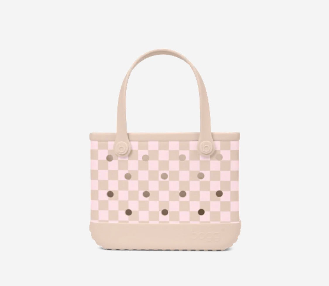 Bitty Bogg Bag - Linen/Pink Marshmallow