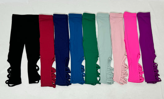 Criss Cross Leggings-Several Colors