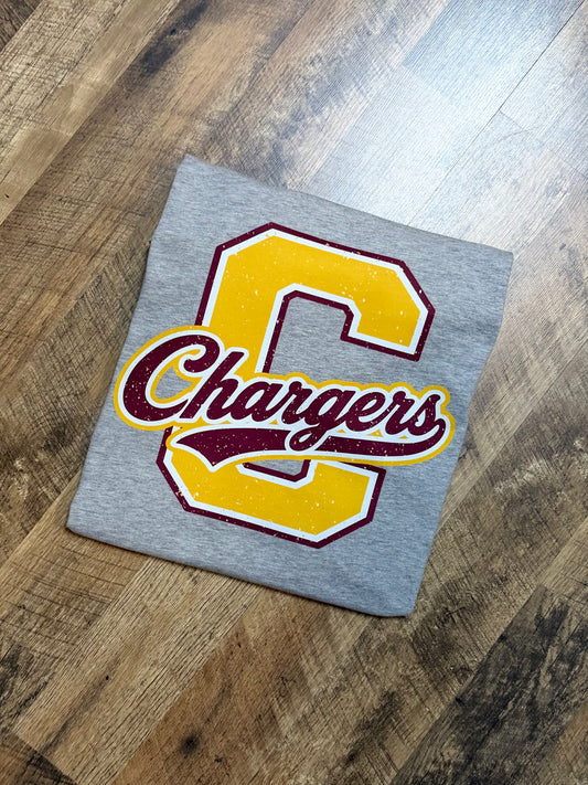 Vintage Chargers Varsity T-Shirt / Crewneck