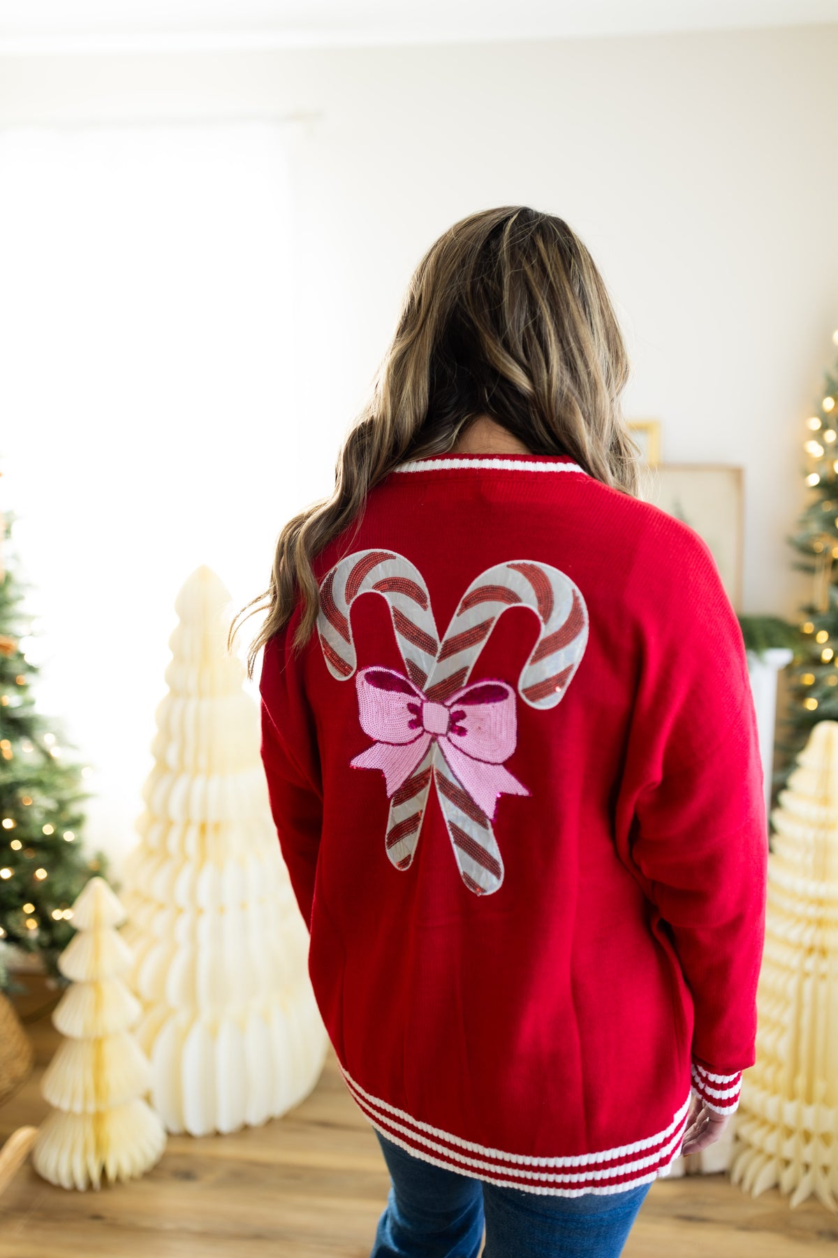Candy Cane Cutie Cardigan