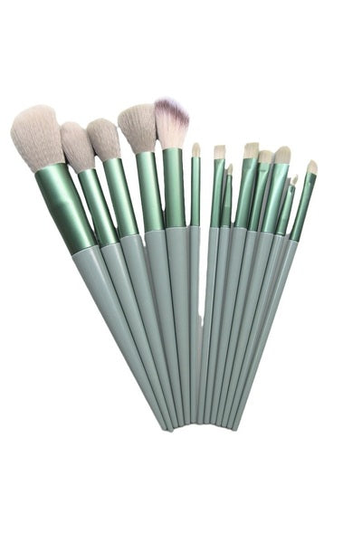 13 Piece Makeup Brush Set – Professional Cosmetic Brushes for Face & Eyes