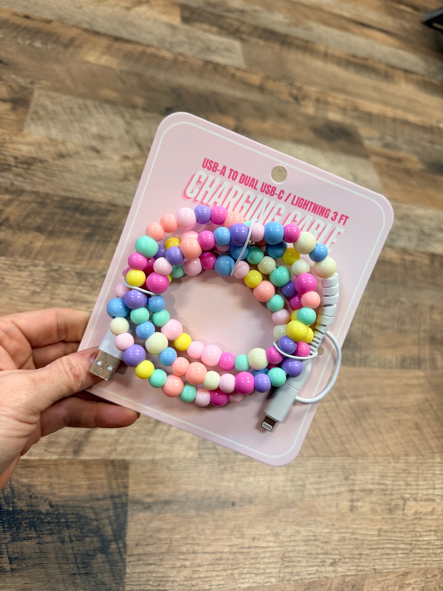 Beaded Phone Charger in 8 styles