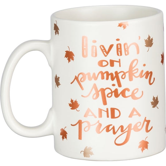 Pumpkin Spice And A Prayer Mug