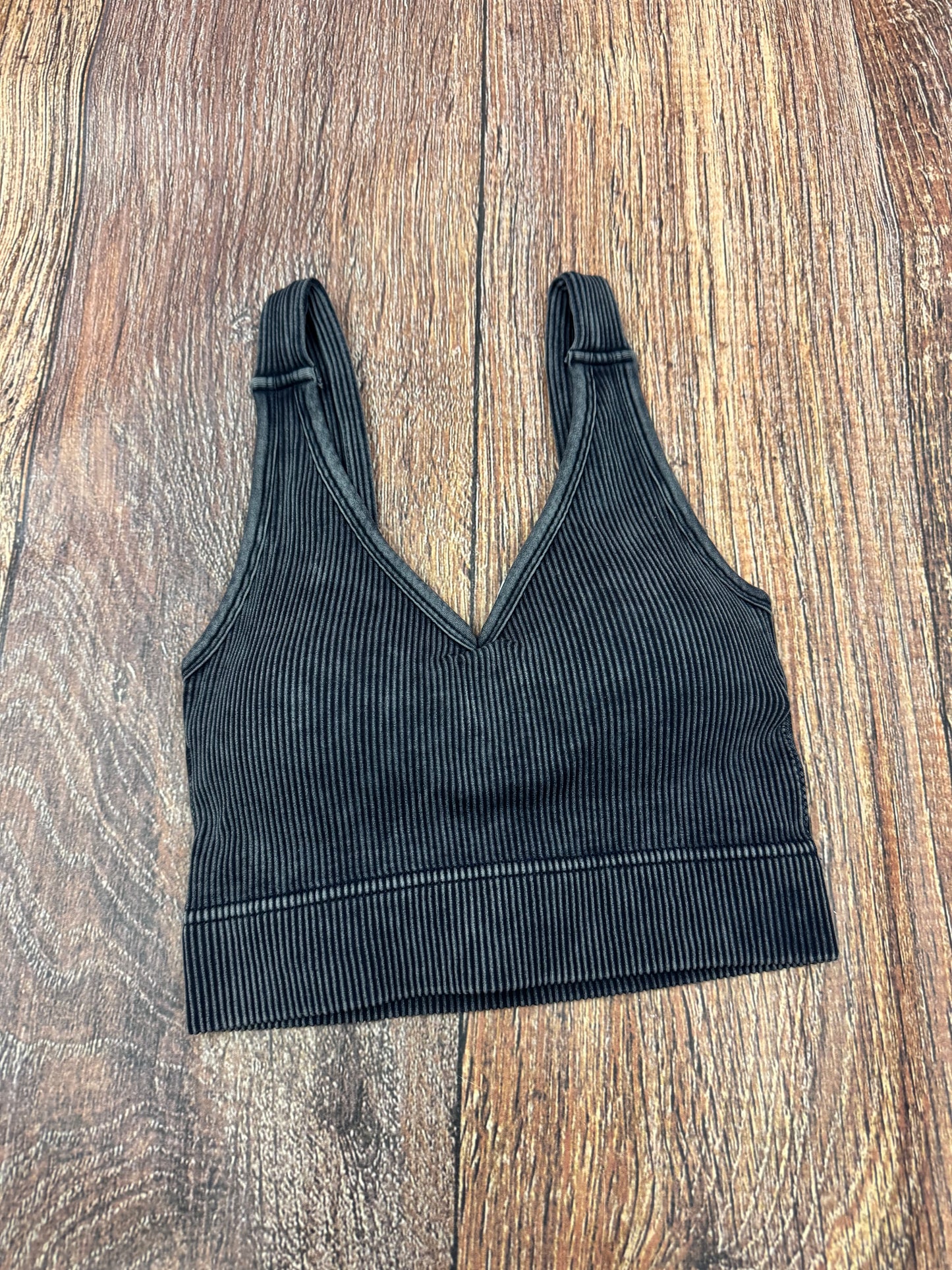 Washed Intentions Brami – Seamless Acid Wash Crop Top