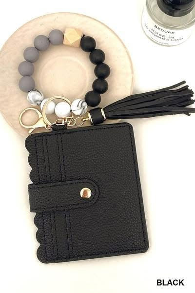 Beaded Keychain Bracelet Wallets – Stylish & Functional Wristlet for Keys and Cards