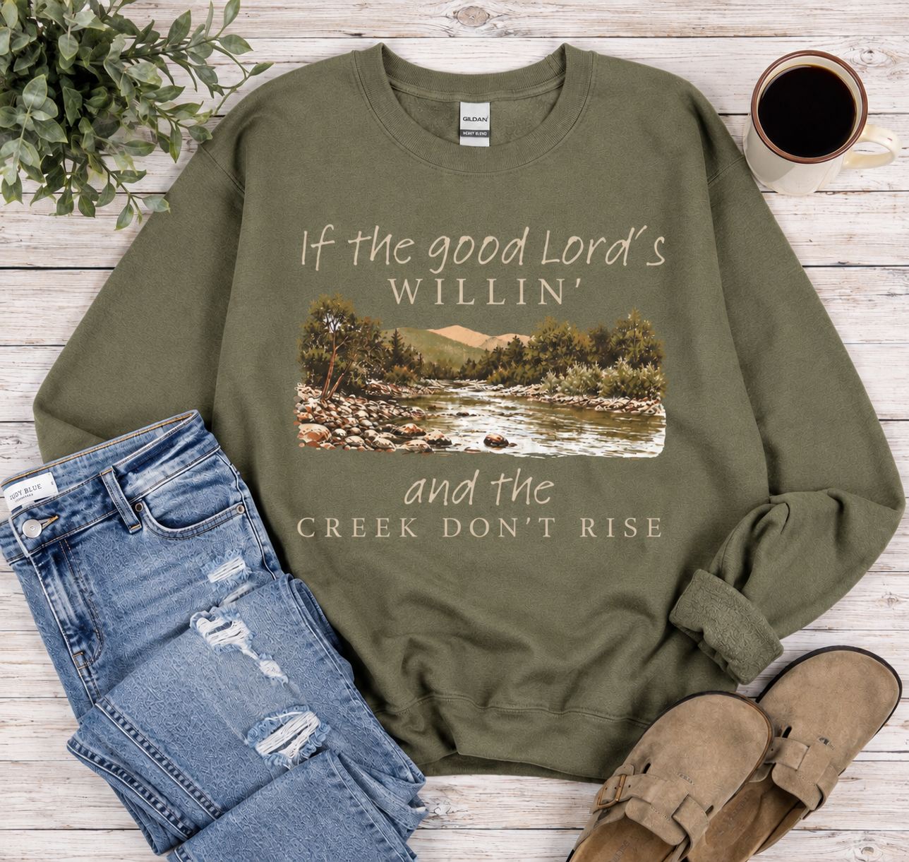 If the Good Lord's Willin' Graphic mockup