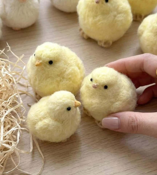 Fuzzy Baby Chick Squishy | Soft Sensory Squeeze Toy