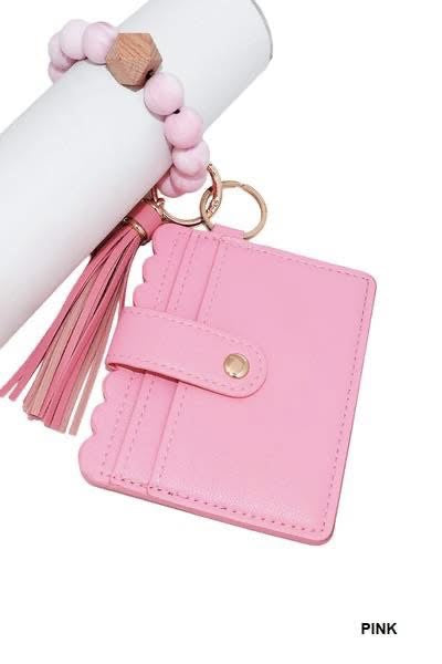 Beaded Keychain Bracelet Wallets – Stylish & Functional Wristlet for Keys and Cards