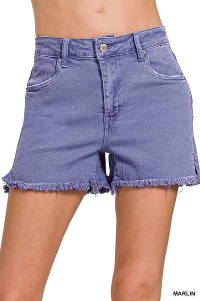 Acid Wash Cutoff Shorts