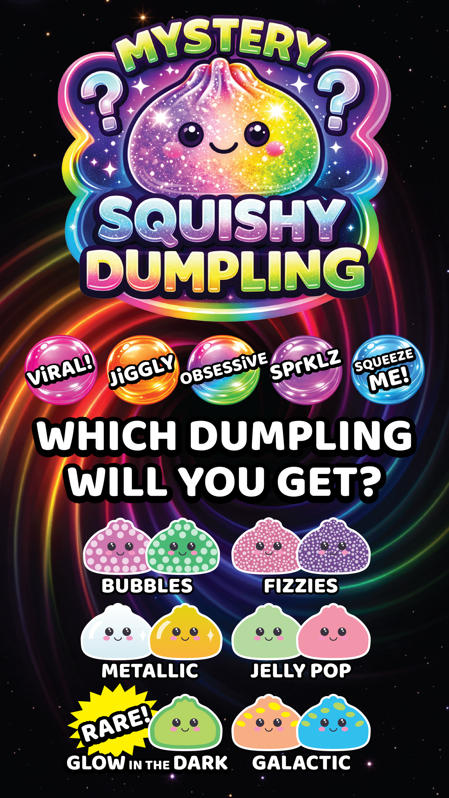 Fun Doh Mystery Dumpling Squishies
