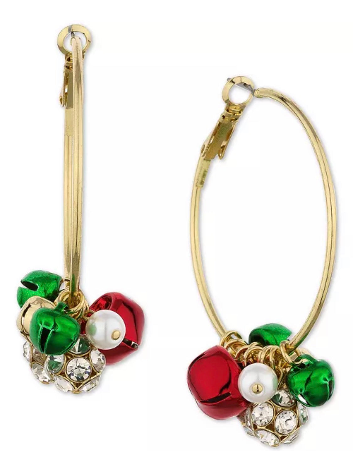 Jingle Bell Hoop Earrings