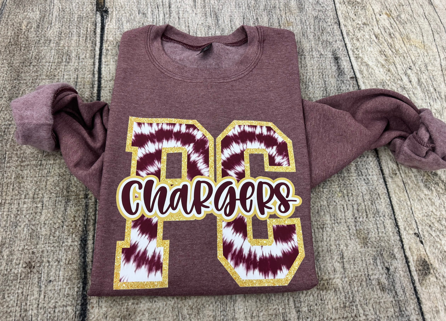PC Chargers Tie Dye Option #2