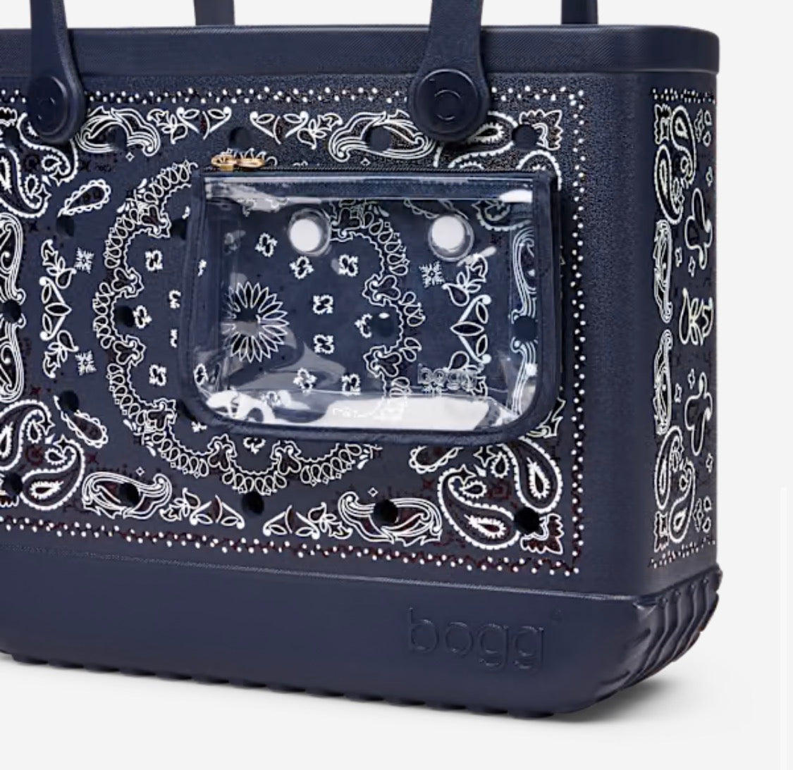 Baby Bandana Bogg Bag - Navy Me Crazy