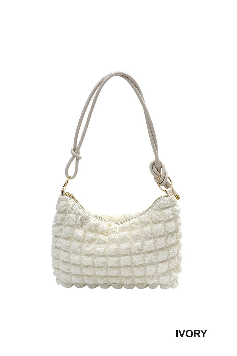 Cloud Puffy Shoulder Tote Bag – Two Colors